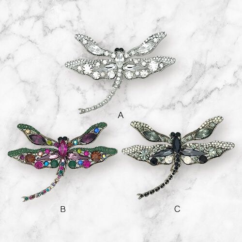 PETAL MARKET | アクセサリー | 上品で高貴なトンボのブローチ【PETAL