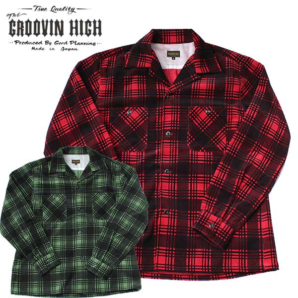 The GROOVIN HIGH（ザ・グルーヴィンハイ）】Corduroy Check Shirts