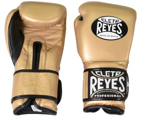 REYESスパーリンググローブ マジックテープ式・ゴールド(12oz・14oz
