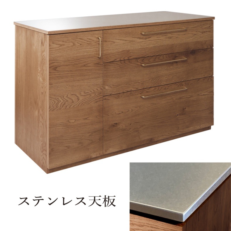 トリノスカップボード ステンレス天板｜巣まいと暮らしの店 トリノス