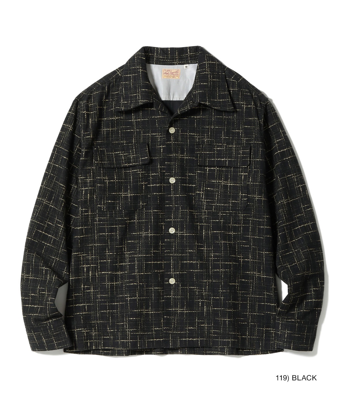 Lot No. SE29379 / Mid 1950s Style Flannel Sports Shirt “SPLASH