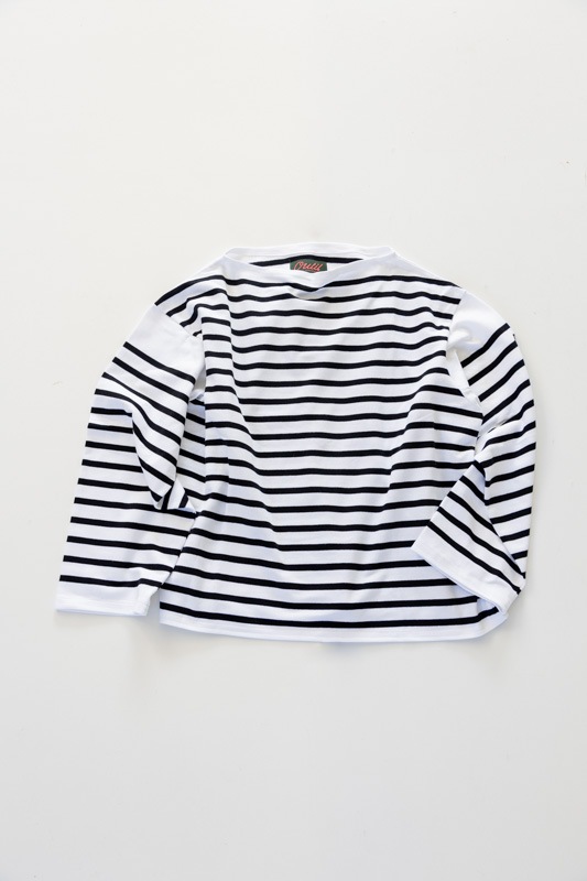 OUTIL ウティ | TRICOT AAST Col : WHITE/BLACK (ラッセル編み) 公式