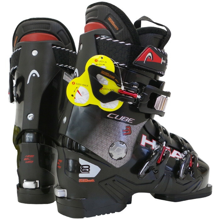 アウトレット】 ヘッド スキーブーツ HEAD CUBE3 8 ブラック メンズ