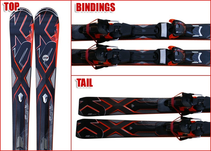 K2 ケーツー スキー 2点セット メンズ AMP BOLT+MX14.0 172/179 金具