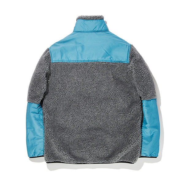 ティラムーク プルオーバー フリースジャケット (アッシュ