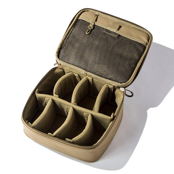 セミハードギアバッグ M-FLATサイズ (ブラックカモ) | Oregonian