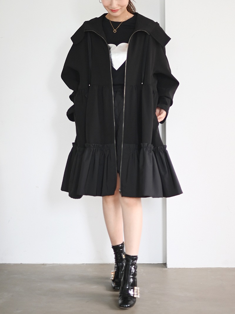 グレースフーディーコート | Outer | | TREFLE＋1（トレフルプラスワン）