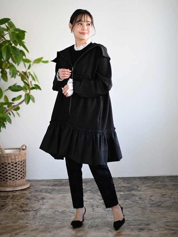 グレースフーディーコート | Outer | | TREFLE＋1（トレフルプラスワン）