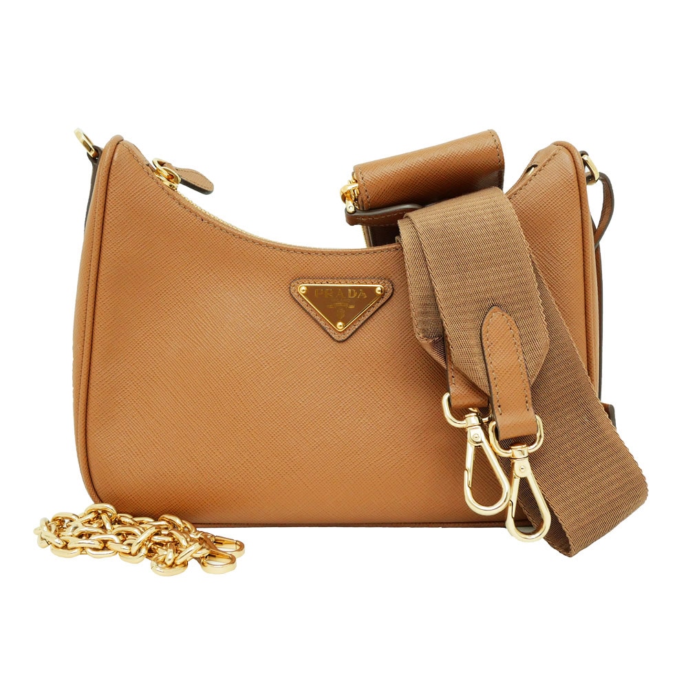 名東】【PRADA】プラダ Re-Edition サフィアーノ レザー ショルダー