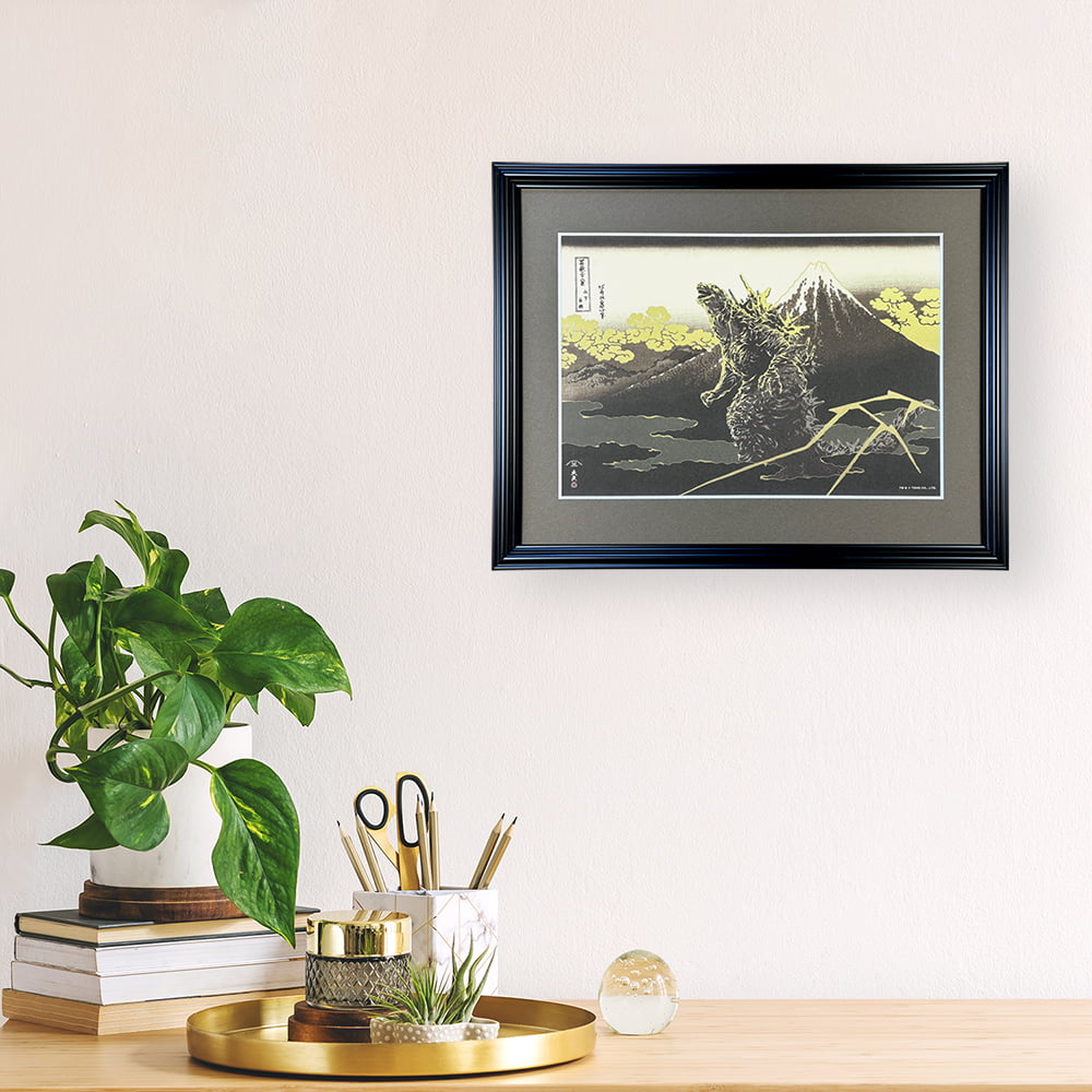 ゴジラ浮世絵 ジークレー版画「富嶽三十六景 山下白雨」｜浮世絵工房