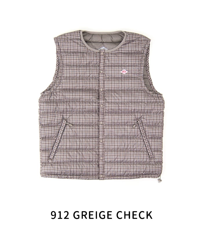 SOLDOUT】DANTON ダントン メンズ クルーネック インナーダウン