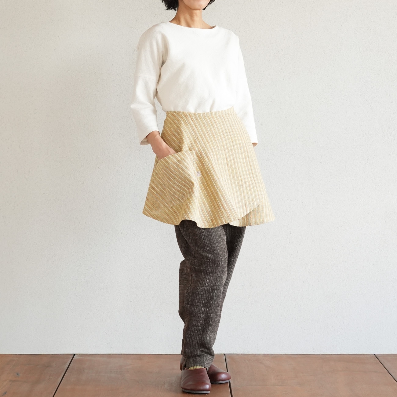 三日月エプロンsizeF | サイズから選ぶ,サイズフリー | Usaato