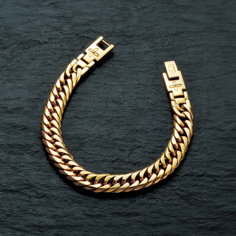 天然ダイヤ 喜平 チタン磁気ブレスレット【通常】｜nihonchokuhan(日本