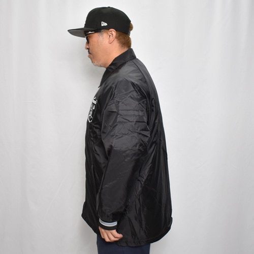 American Spirit Wear×US/Raiders Patched Quilt-Lined Coach Jacket