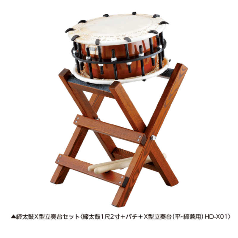 和太鼓 1.4尺 諏訪工芸｜和太鼓販売 長胴太鼓 平打ち 立