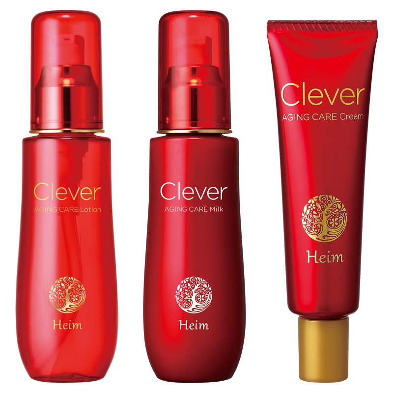 ハイム化粧品 【3点セット】敏感肌向け・エイジングケア：クレヴァー