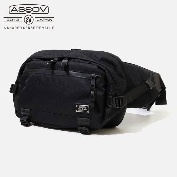 アッソブ AS2OV ボディバッグ CORDURA DOBBY 305D WAIST BAG L