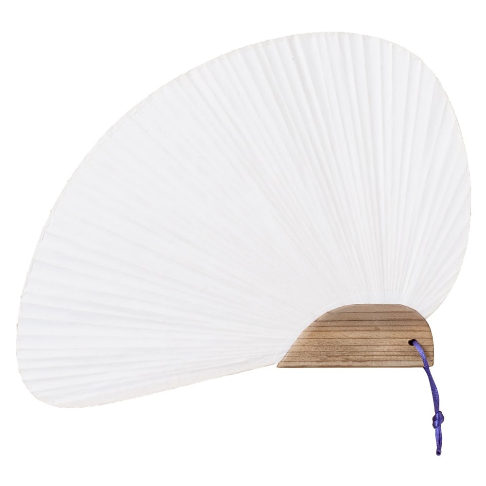 いろいろ使える白無地団扇（うちわ） 千鳥団扇 | こだわりの和雑貨
