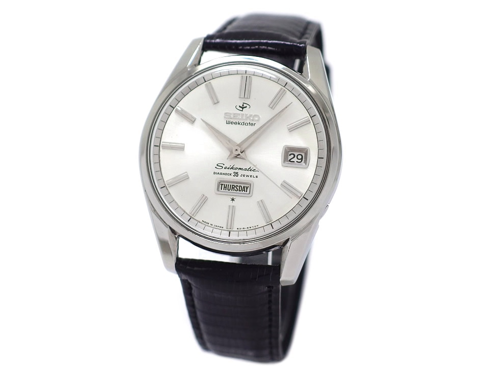 セイコー マチック ウィークデーター 6218-8970 AD文字盤 35石 自動巻