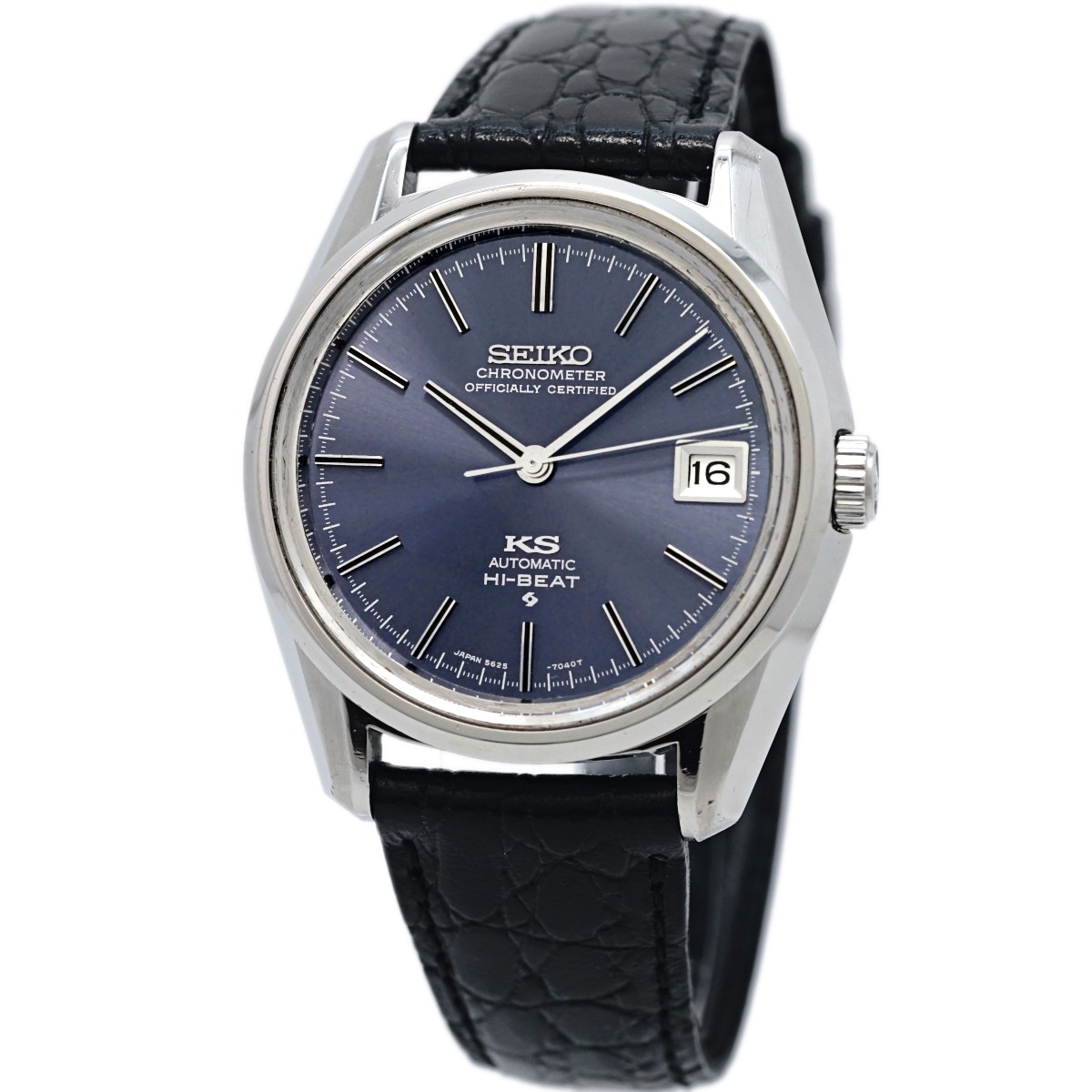キングセイコー クロノメーター 5625-7040 ダークブルー文字盤 自動巻
