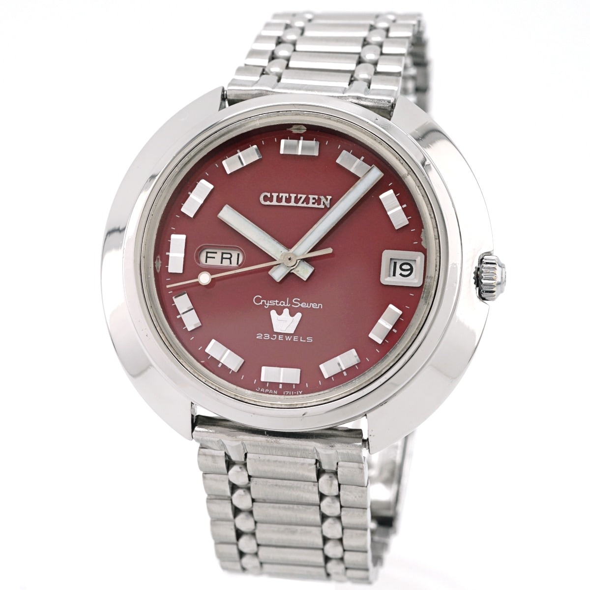 シチズン クリスタルセブン 23石 ACSS2815-Y 自動巻 OH済 昭和43年