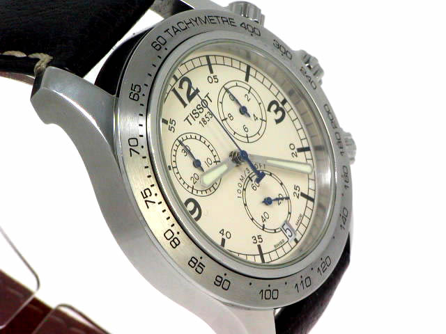 ティソ V8 クオーツ クロノグラフ T039.417.16.037.00 USED Tissot