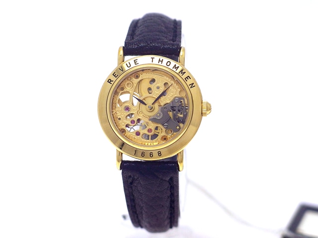 レビュートーメン スケルトン Ref.1422001 レディース GP 手巻 OH済