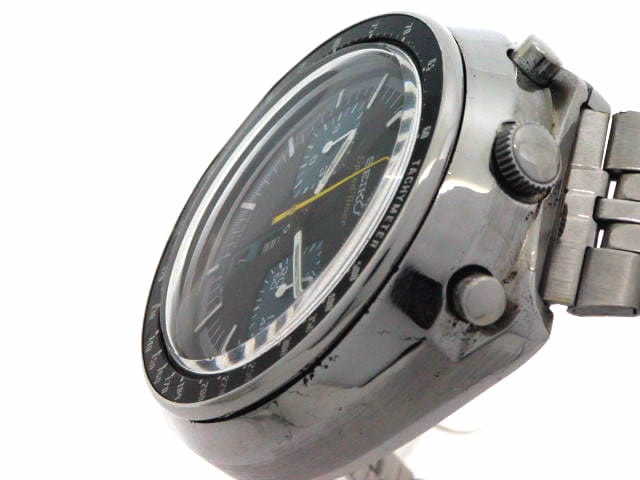 セイコー スピードタイマー 6138-0040 ツノクロノ黒馬 自動巻 OH済