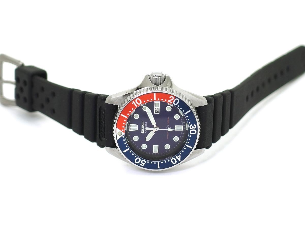 セイコー ダイバー 150m レディース 2625-001B ペプシベゼル クオーツ