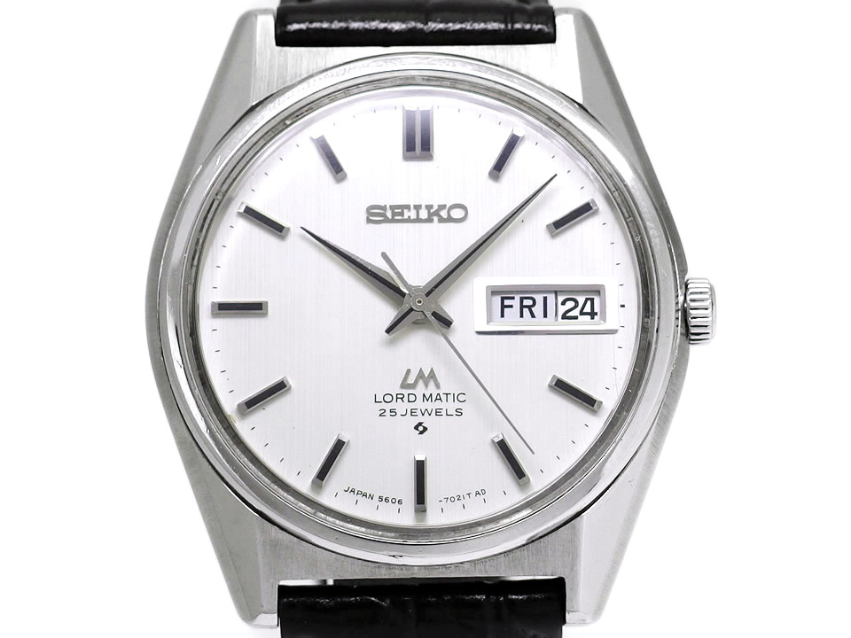 セイコー ロードマチック 5606-7020 ワンピースケース 自動巻 OH済