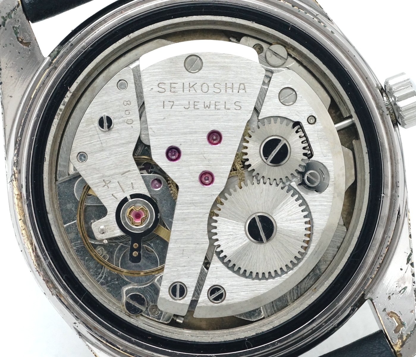 セイコー チャンピオン カレンダー860 7622-8980 ステンレスメッキ Cal