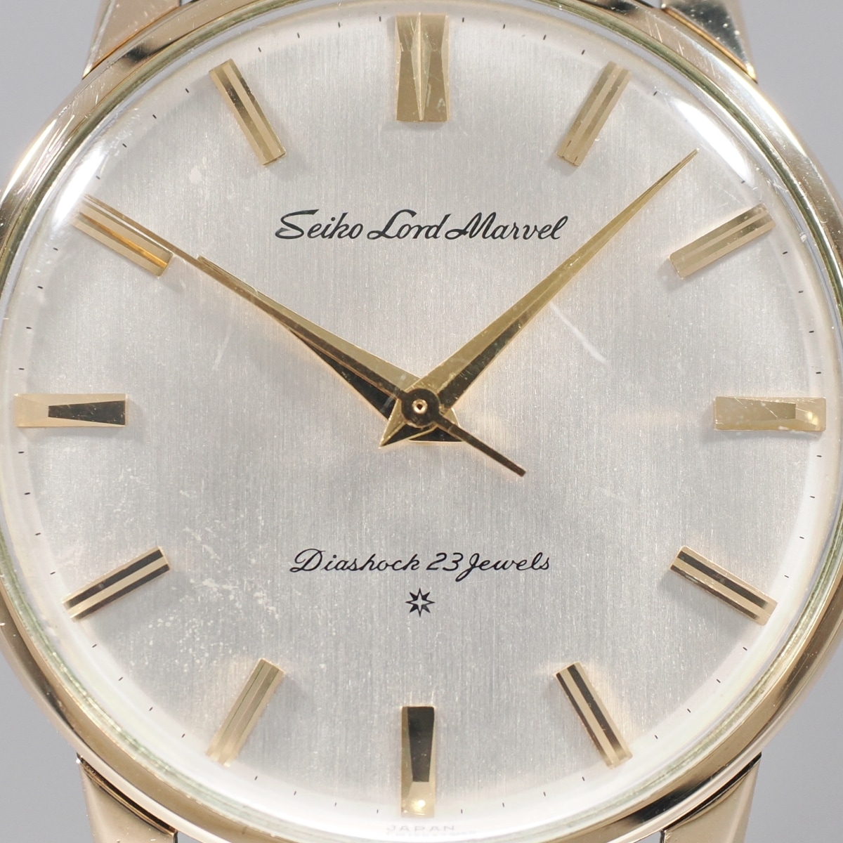 セイコー ロードマーベル 15023E 14金張り SD文字盤 23石 手巻 OH済