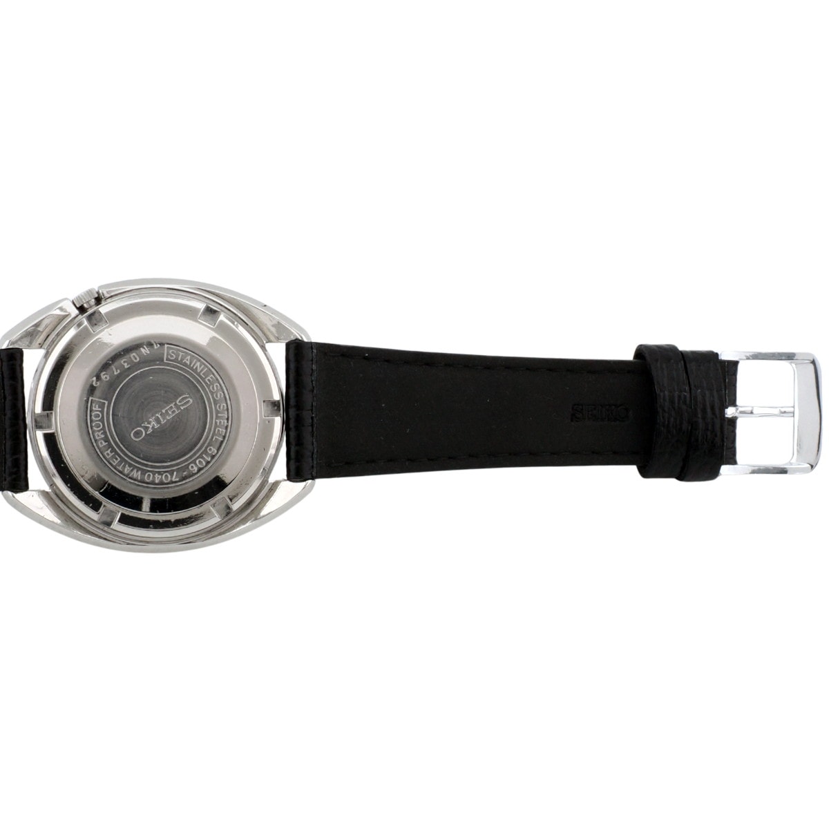 セイコー 5デラックス 6106-7040 フルーテッドベゼル 25石 自動巻 OH済