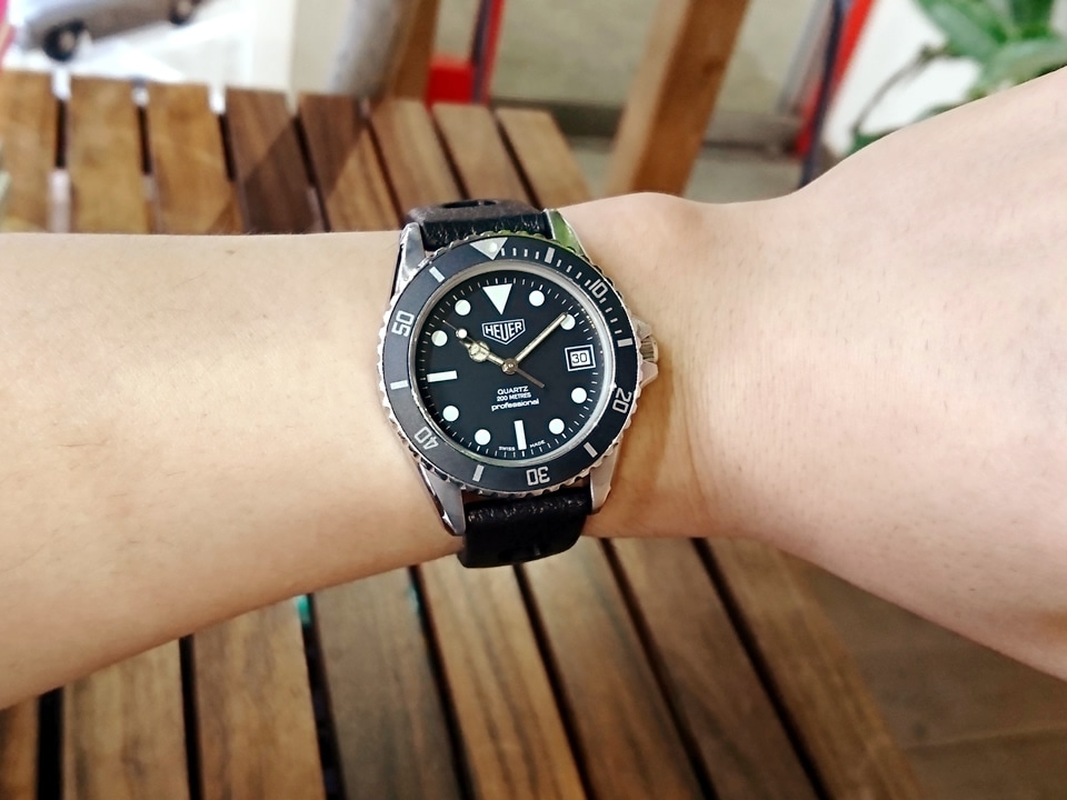 ホイヤー プロフェッショナル 200M HL 980.013 クオーツ OH済 1983年製