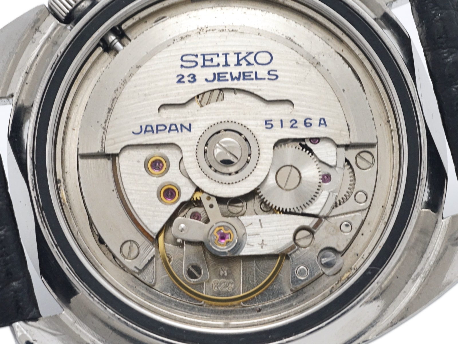 セイコー ファイブ スポーツ 23石 5126-8100 ブラック文字盤 自動巻 OH