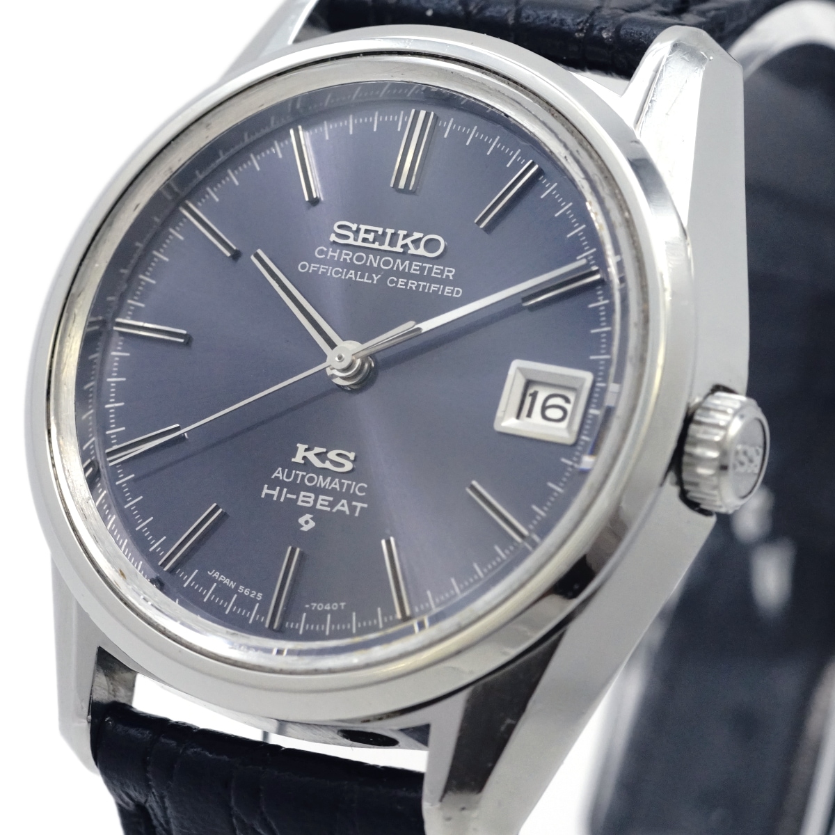 キングセイコー クロノメーター 5625-7040 ダークブルー文字盤 自動巻