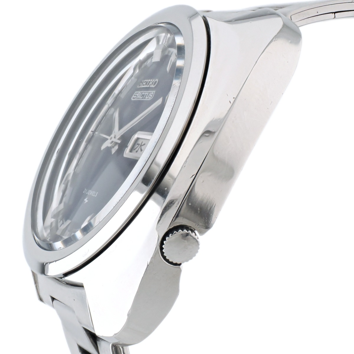 セイコー 5アクタス 7019-7010 青文字盤 自動巻 OH済 昭和44年/1969