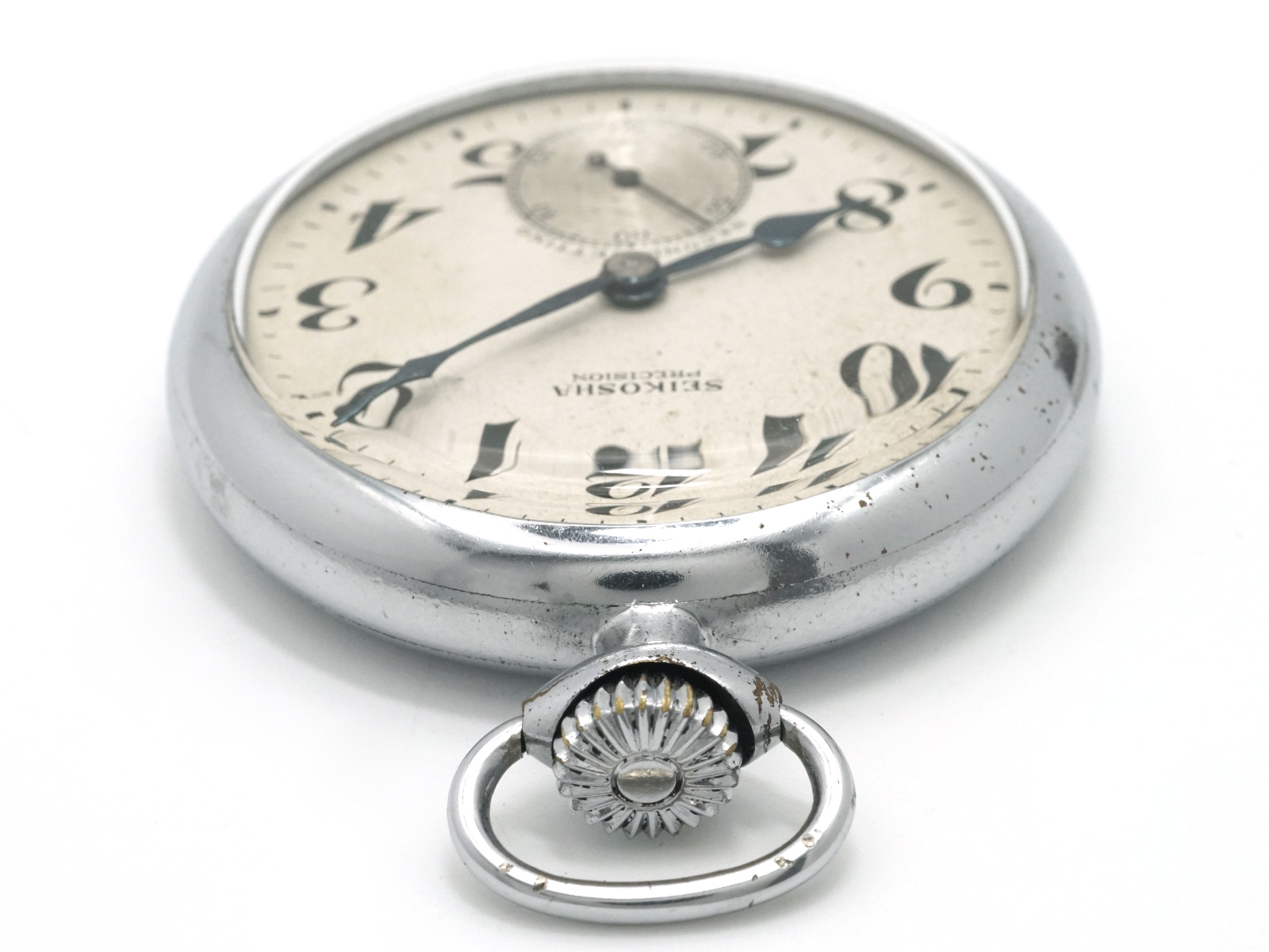 セイコー プレシジョン 懐中時計 鉄道時計 国鉄 静鉄修理票 セコンド