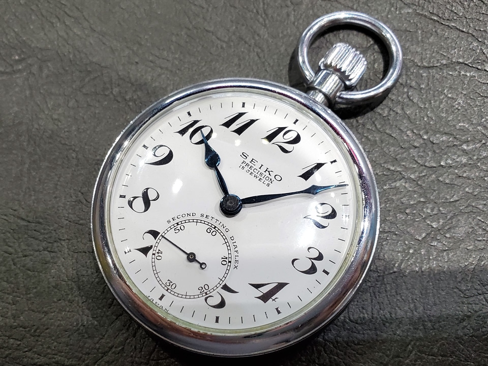 SEIKO PRECISION 昭和40年懐中時計15 JEWELS 仙鉄66 SEIKO PRECISION