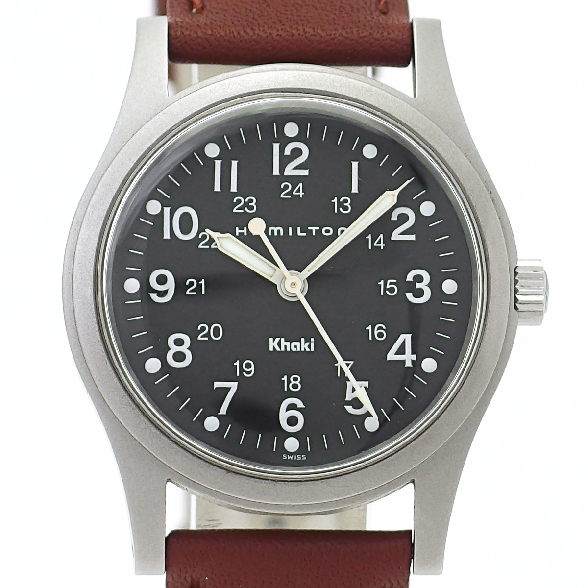 ハミルトン カーキ 9415A 33mm ブラック文字盤 Cal.2801-2 17石 手巻