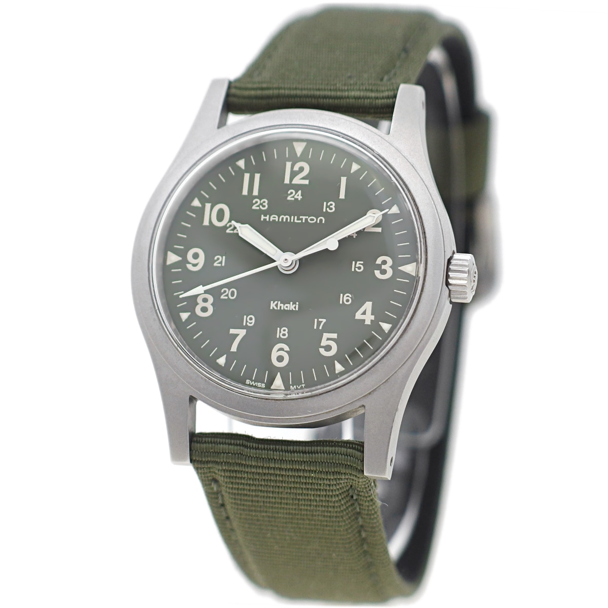 ハミルトン カーキ 9415A 33mm カーキ文字盤 17石 手巻 OH済 1990年代 USED