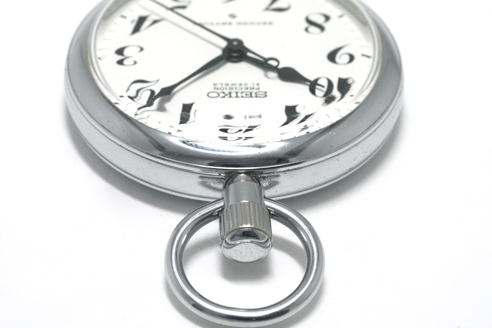 セイコー プレシジョン 懐中時計 6110-0010 Cal.6110A 21石 手巻 OH済