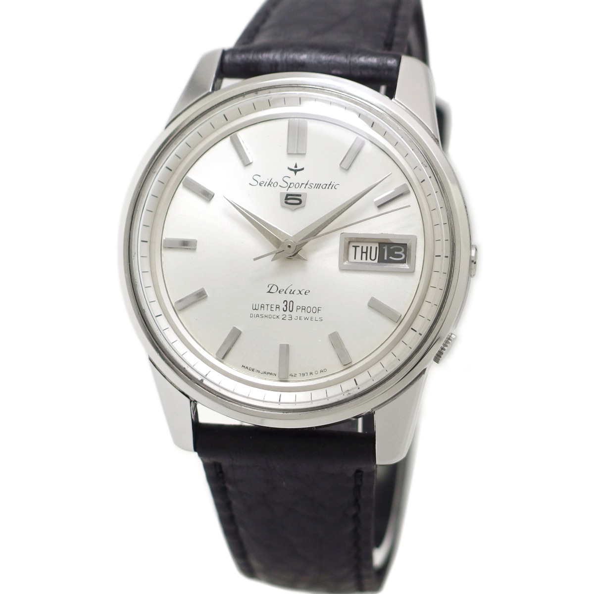 セイコー スポーツマチック ファイブ デラックス 427970 23石 自動巻