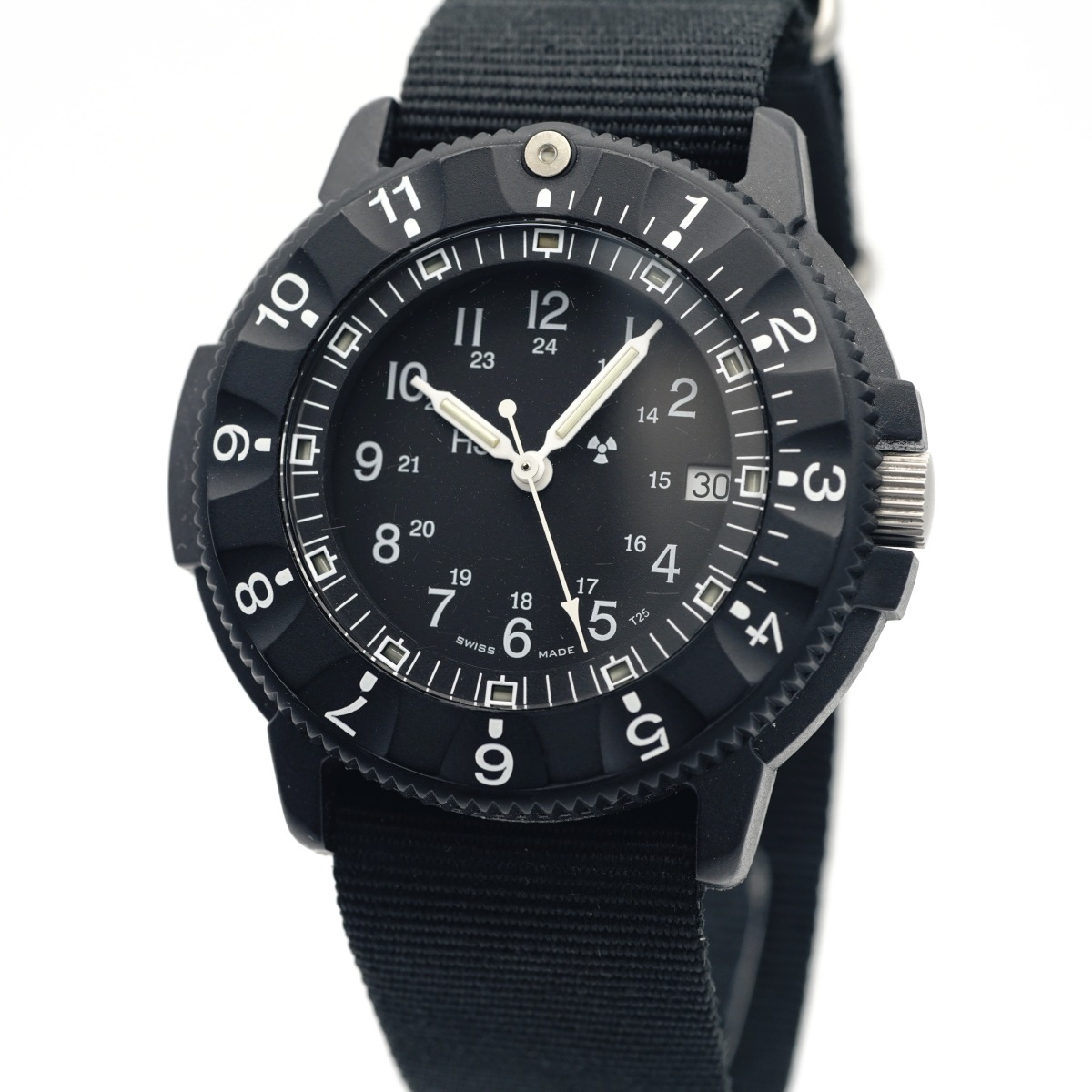 トレーサー TYPE6 Black P6500.400.33.01 スイス製 クオーツ USED