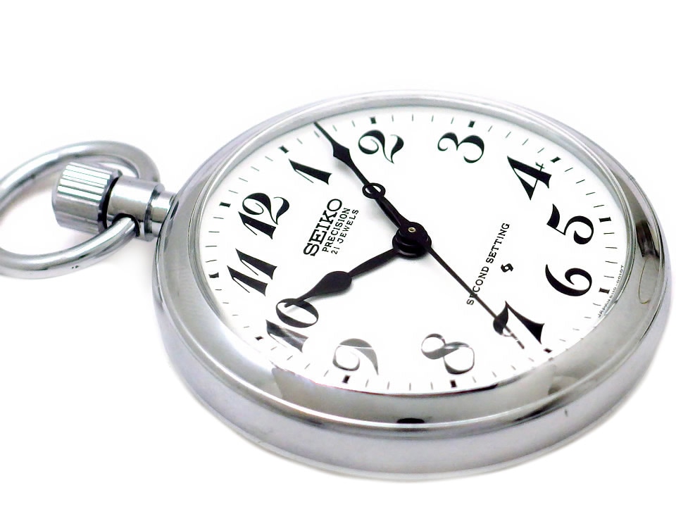 セイコー 国鉄時計 静局 6110-0010 21石手巻 OH済 昭和49年製