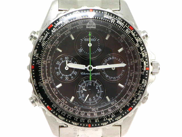 セイコー スカイ プロフェッショナル クォーツ 7T34-6A20 USED