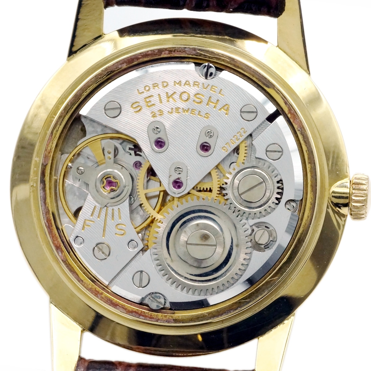 セイコー ロードマーベル 18金無垢ケース SD文字盤 Ref.15023 社外