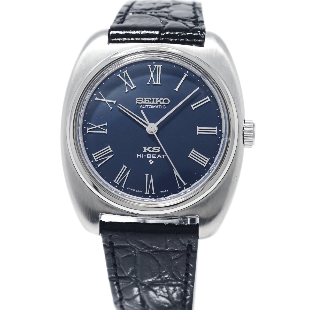 キングセイコー 5621-7000 ノンデイト 紺文字盤 ローマインデックス
