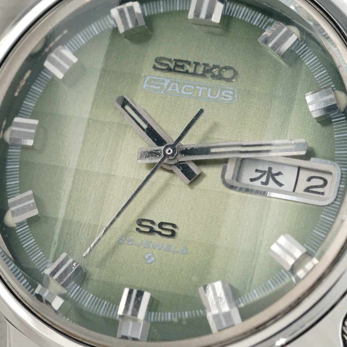 セイコー ファイブアクタス 6106-7690 3面カットガラス 自動巻 OH済