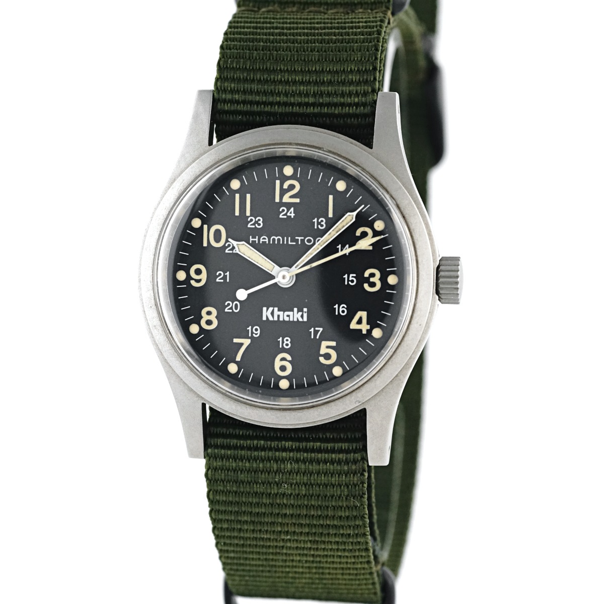 ハミルトン カーキ 9415A 33mm ブラック文字盤 Cal.2801-2 17石 手巻